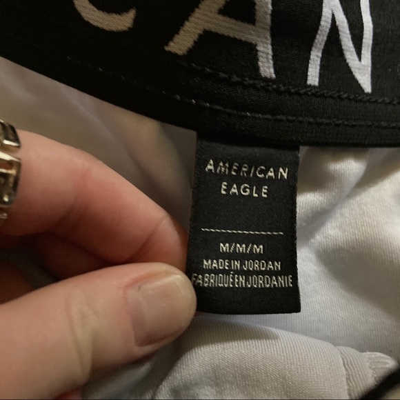 American eagle white tie sweatpants - Picture 3 of 7